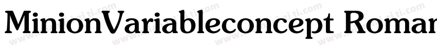 MinionVariableconcept Roman GBpc EU字体转换